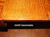 American Oak Arts & Crafts Table leaves